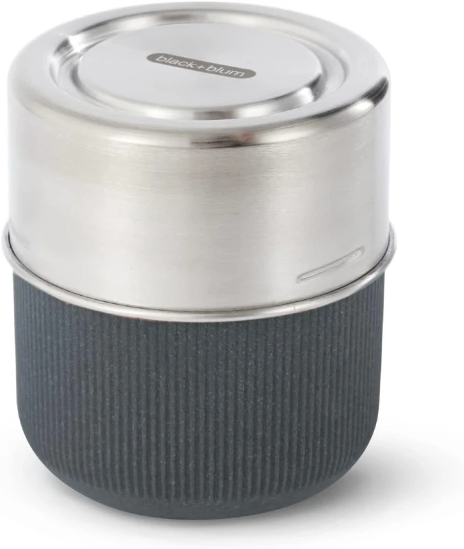 Image of Black + Blum Glass Lunch Pot Dark Blue unisex