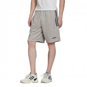 Image of adidas Mens Essentials Shorts - MedGrey/Navy