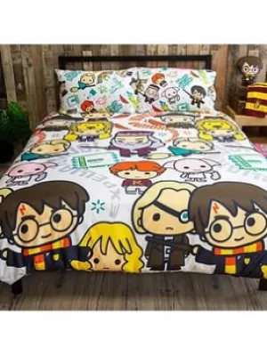 Image of Harry Potter Scene Duvet Set Double, Multi, Size Double