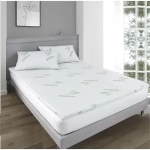 Image of Ezysleep Bamboo Memory Foam Mattress Topper Double 2 Inch