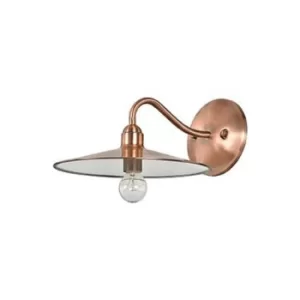 Image of Cantina 1 Light Indoor Dome Wall Light Copper, E14
