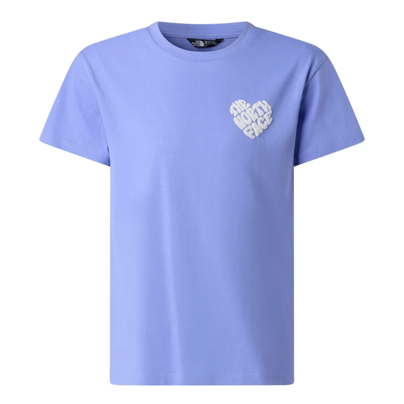 Image of The North Face TNF Brand Proud Tee Juniors Periwinkle female 12Y