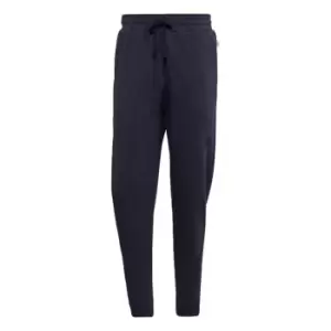 Image of adidas Studio Lounge Fleece Joggers Mens - Blue