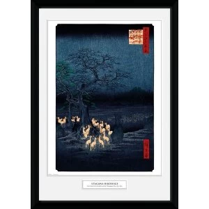 Image of Hiroshige New Years Eve Foxfire Collector Print