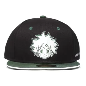 Image of MY HERO ACADEMIA Logo Snapback Baseball Cap, Black/Green (SB812765MHA)