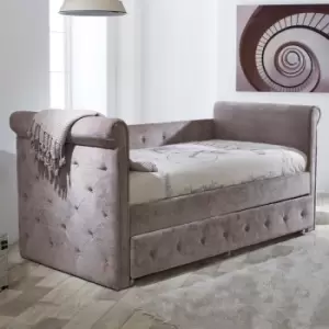 Image of Zodiac Velvet Day Bed Beige