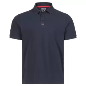 Image of Musto Mens Essential Pique Organic Cotton Polo Shirt Navy L