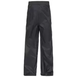 Image of Trespass Childrens/Kids Qikpac Waterproof Packaway Trousers (5/6) (Black)