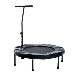 Image of Homcom 39 Kids Mini Trampoline Stability Rebounder Jumper W/ Handle Toy Fitness