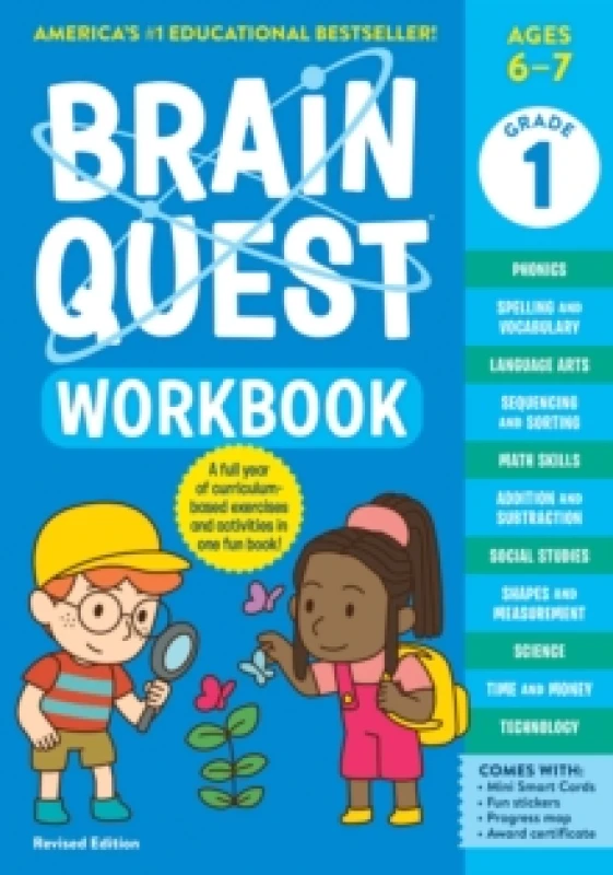 Image of Brain Quest Workbook: 1st Grade (Revised Edition) Paperback / softback