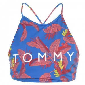 Image of Tommy Bodywear Printed Bikini Top - 414 TROPCL PRT