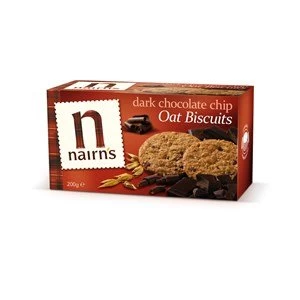 Image of Nairnamp39s Oat Biscuits Dark Chocolate Chip 200g