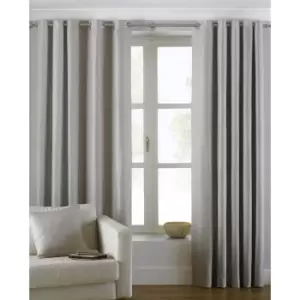 Image of Riva Home Atlantic Eyelet Ringtop Curtains (229 x 183cm) (Natural)