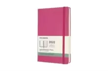 Image of Moleskine 2022 12-Month Weekly Large Hardcover Notebook : Bougainvillea Pink