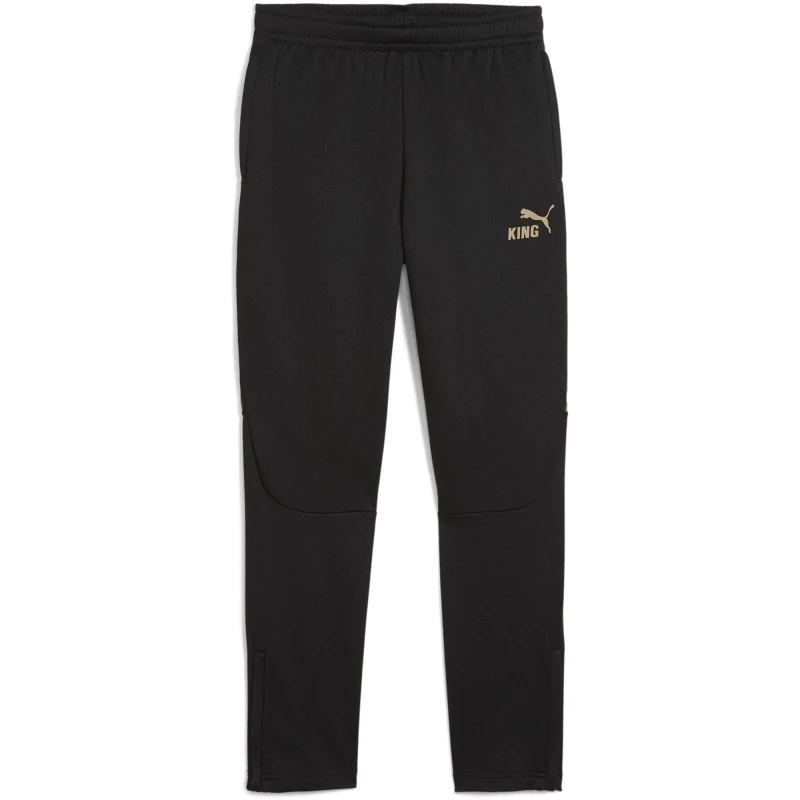 Image of Puma Kids KING Performance Tracksuit Bottoms Black/Gold male 7-8 (S)