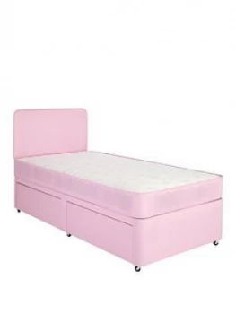 Image of Airsprung Megan Storage Divan Set With Headboard And Mattress