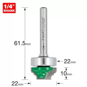 Image of Trend CRAFTPRO Bearing Guided Classic Broken Ogee Router Cutter 22mm 10mm 1/4"
