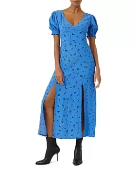Image of French Connection Bhelle Collet Printed Midi Dress