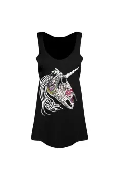 Image of Sugar Skull Unicorn Floaty Vest