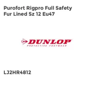 Image of Purofort RigPro Full Safety Fur Lined SZ 12 EU47