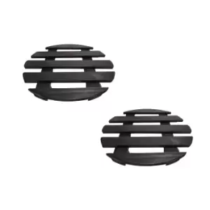 Image of Pack of 2 35cm Black Round Garden Plant Pot Flower Trolley Stand On Wheels