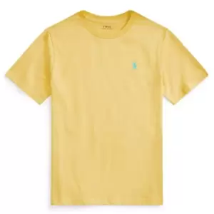 Image of Polo Ralph Lauren Boy's Short Sleeve Logo T Shirt - Yellow