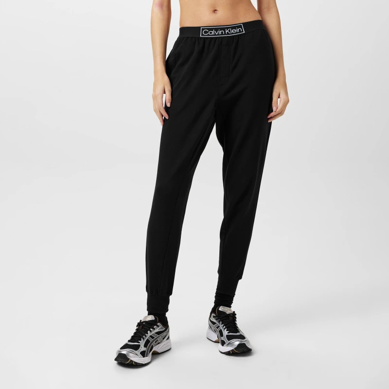 Image of Calvin Klein Logo Joggers - Black 8