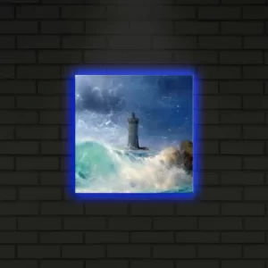 Image of 2828DACT-3 Multicolor Decorative LED Lighted Canvas Painting