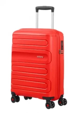 Image of American Tourister Sunside Spinner Sunset Red Suitcase