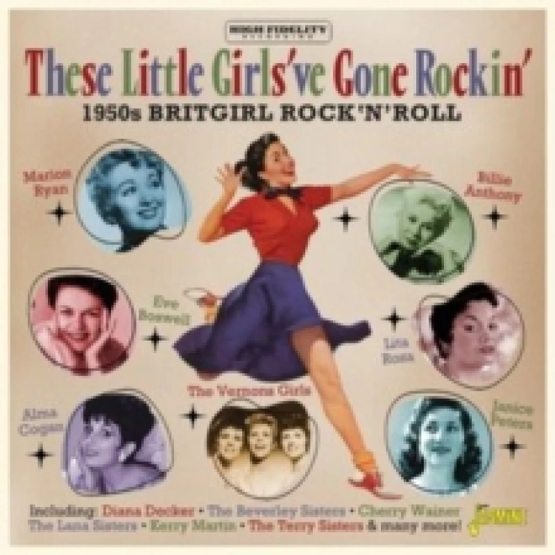 Image of These little girls've gone rockin': 1950s Britgirl rock'n'roll CD / Album