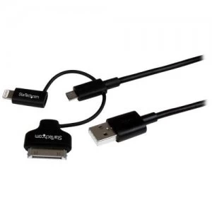 Image of Lightning 30 pin Dock Micro USB to USB
