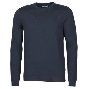Image of Jack Jones JJEBASIC mens Sweater in Blue - Sizes XXL,S,M,L,XL,XS