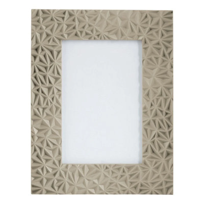 Image of Premier Housewares Geo 5" x 7" Photo Frame Grey