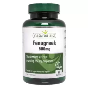 Image of Natures Aid Fenugreek 500mg 90 capsule