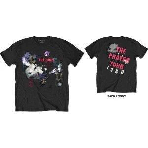 Image of The Cure - The Prayer Tour 1989 Unisex Medium T-Shirt - Black