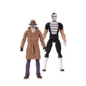 Image of DC Collectibles DC Comics Watchmen Doomsday Clock - Rorschach & Mime Action Figure 2-Pack