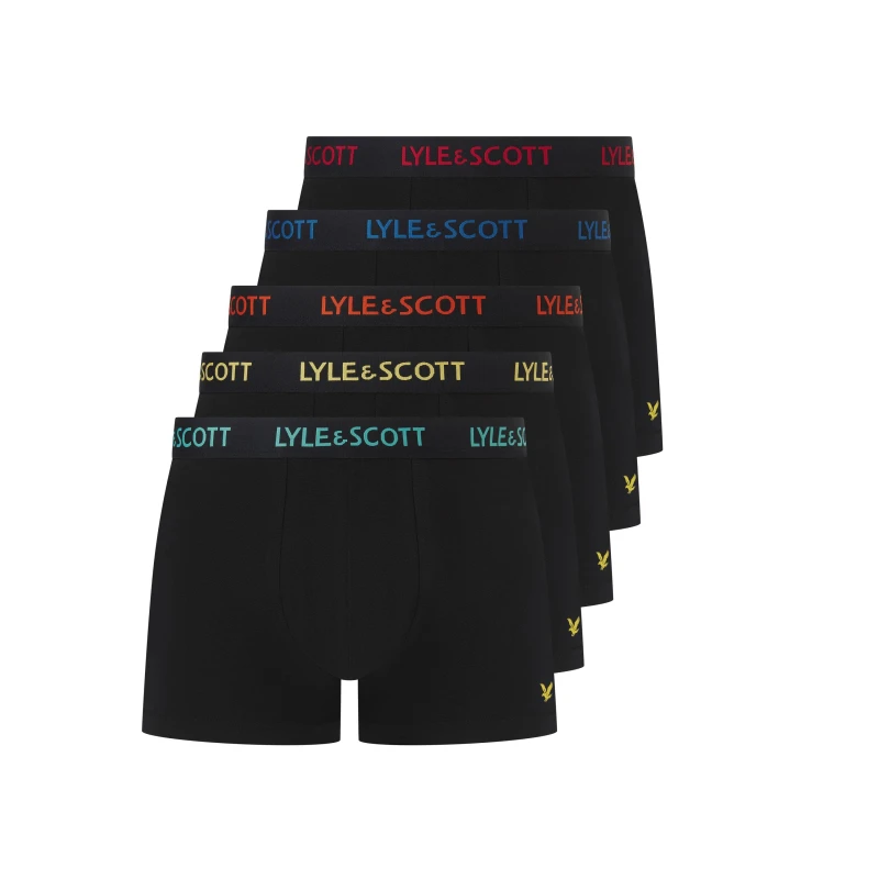 Image of Lyle and Scott Mens Core Trunks Black/Multi male Medium