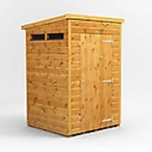 Image of Power Garden Shed 44PPSS Golden Brown 4x4