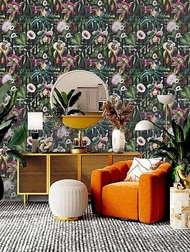 Image of Arthouse Paul Moneypenny Tropical Infinity Multi Wallpaper Paper