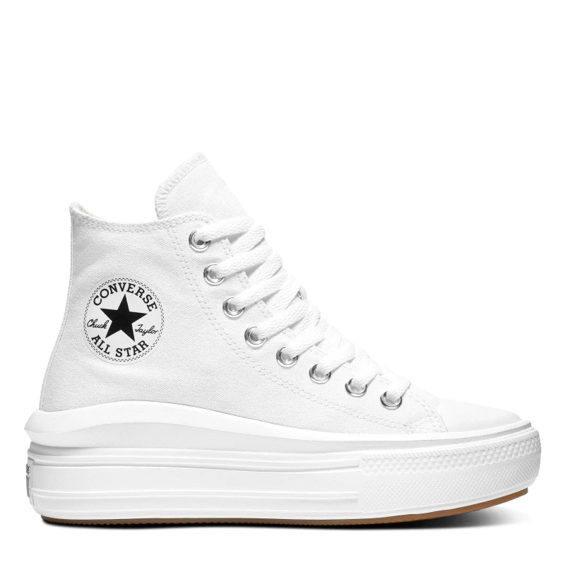 Image of Converse Womens All Star Move White Natural Ivory Black, 5.5