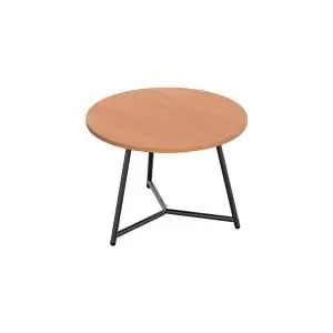 Image of Jemini Trinity Low Table 800x800x435mm BeechBlack KF823568 KF823568