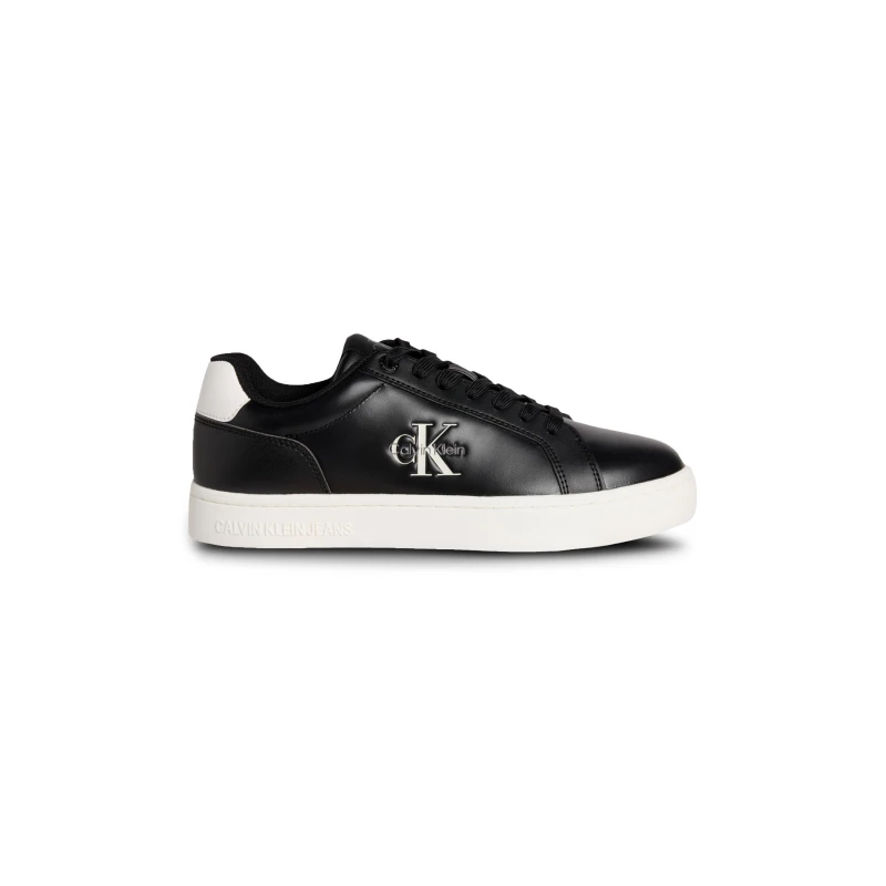 Image of Calvin Klein Jeans Mens CKJ Cupsole Low-Top Trainers Black male 10 (44)