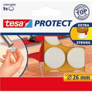 Image of tesa Felt slider White 26mm 9 pc(s)