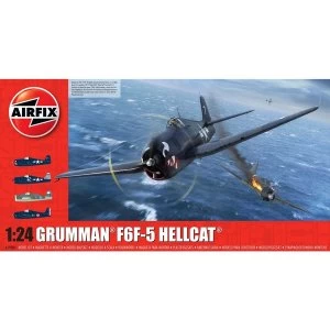 Image of Grumman F6F-5 Hellcat Series 19 1:24 Air Fix Model Kit