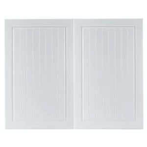 Image of IT Kitchens Chilton White Country Style Larder door W600mm Set of 2