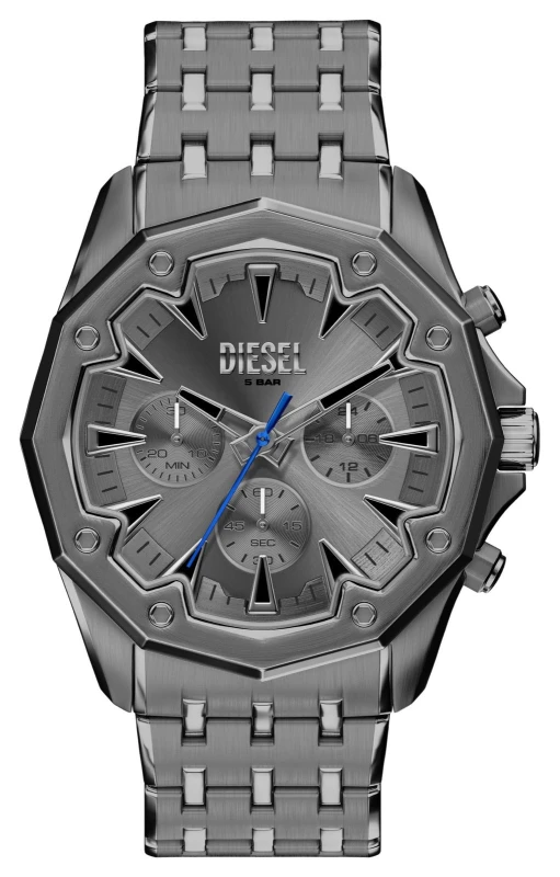 Image of Diesel DZ4708 Stinger Chronograph (46mm) Grey Dial / Grey Watch