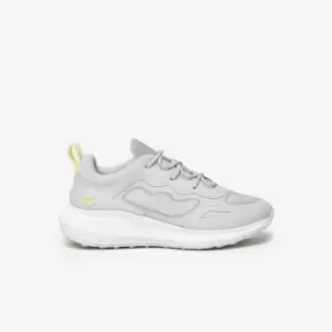 Image of Womens Lacoste Active 4851 Textile Trainers Size 7.5 UK Grey / White