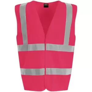 Image of PRO RTX High Visibility Unisex Waistcoat (S) (Pink)