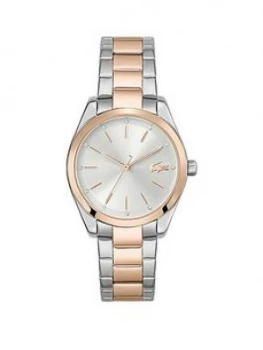 Image of Lacoste Lacoste Parisienne Watch In Gold Plated Stainless Steel With Silver Dial