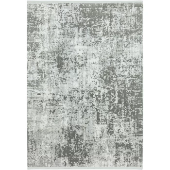 Image of Olympia OL07 Silver Grey Abstract 160cm x 230cm Rectangle - Grey